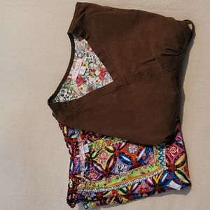 Koi brand M scrub tops